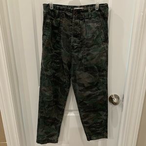 SunDry Camo Pocket Pant Mineral Wash Charcoal Size 25
